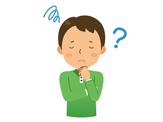 思い悩むイラスト